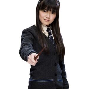 Harry Potter Ravenclaw Lochaven Of Scotland Official 100% Wool Knit Cardigan